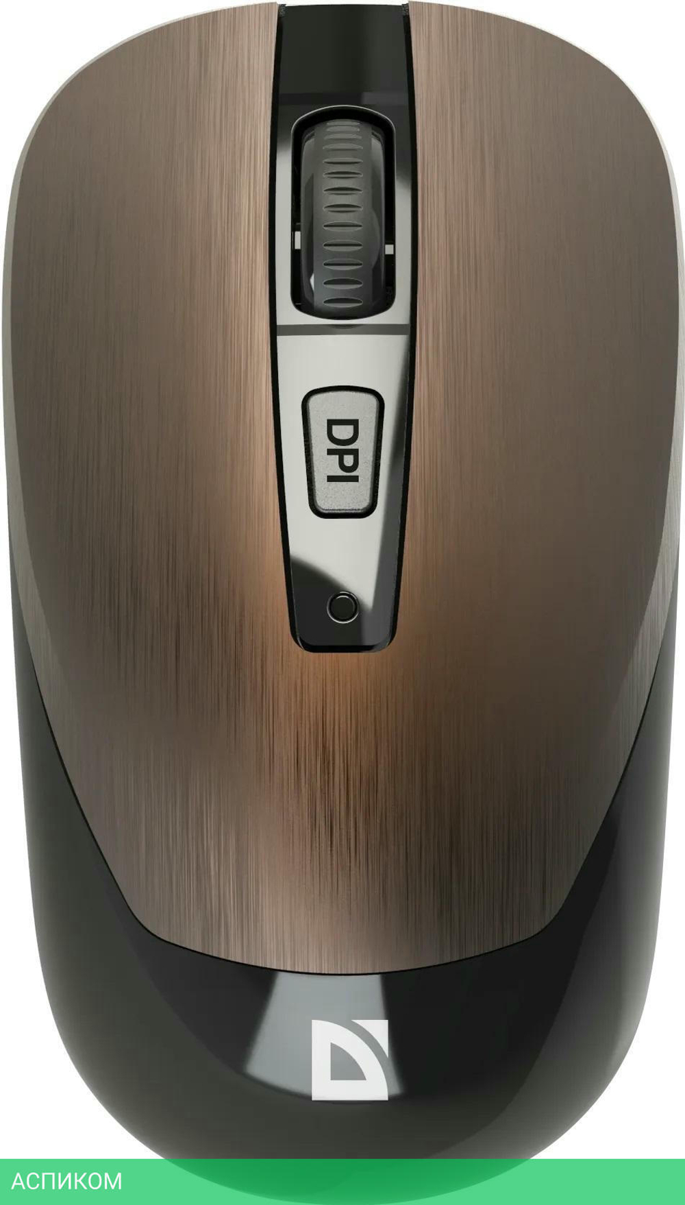 Мышь Defender Wave MM-995 бронзовый (52992)