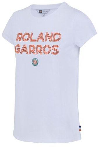 Женская теннисная футболка Roland Garros 2024 T-Shirt - белый