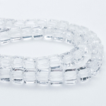 Бусина Куб, стекло, цвет прозрачный, размер 7,2 мм, цена за 10 шт