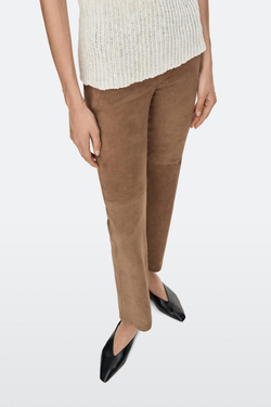 Massimo Dutti Мюли из мягкой кожи, черный