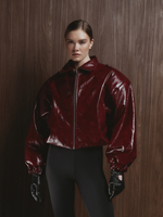 Бомбер утепленный `Пульс`, цвет вишневый