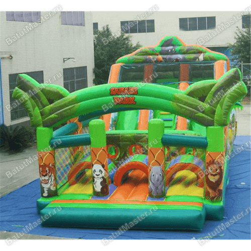 Надувной батут "Увлекательный сафари парк"