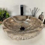 Раковина из оникса Erozy Grey EO-64488 51*41*15 0156