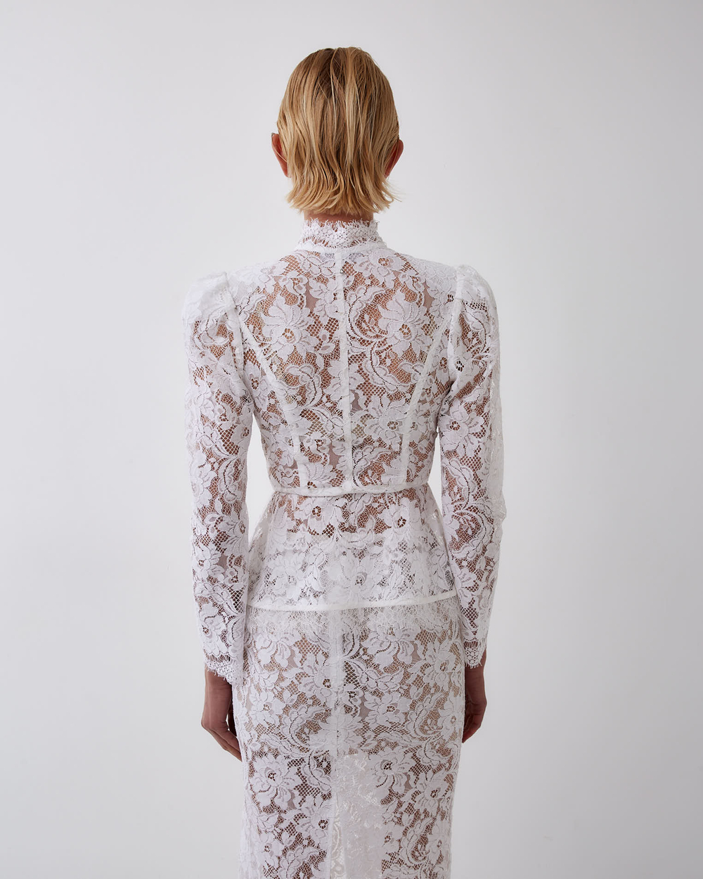 Жакет из кружева Софи Аллет белый