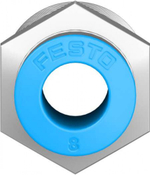 Штуцер цанговый Festo QS-3/8-8