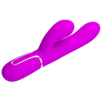 Лиловый вибратор-кролик Mariana - 22,6 см.