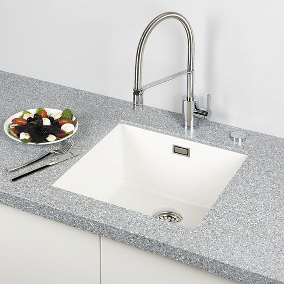 Мойка SCHOCK Brooklyn 50 Cristalite 456х456 (подстольный монтаж) мокка