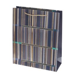 GAEM Пакет подарочный (бумага 210г/м2, блок микс 12шт), L26 W10 H32 см, 4в.