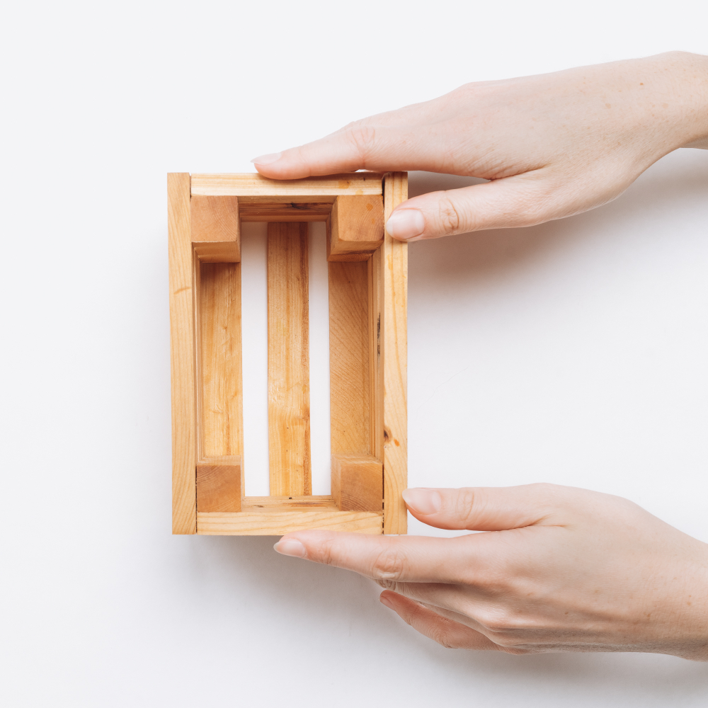 Деревянный подарочный декоративный короб, ящик для хранения из древесины Сибирского Кедра. PK34