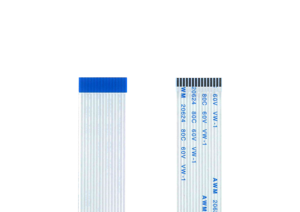 Шлейф 15 pin, 10 см, шаг 1 мм FFC, прямой А