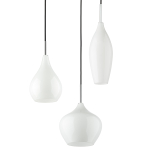 803050 Подвес PENTOLA 3х40W E14 ХРОМ/БЕЛЫЙ