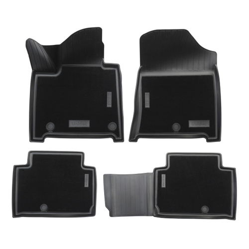 Ковры в салон Norplast для Hyundai Santa Fe V в кузове MX5 (2023-), 5 мест, Черный, арт.NPA11-C31-545-CM