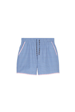 ZARA X BENITO ANTONIO ДЛИННЫЕ ПЛАВКИ В КОНТРАСТНУЮ КЛЕТКУ, СИНИЙ