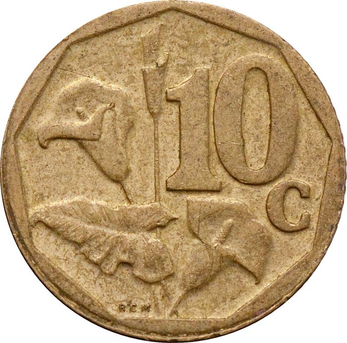 10 центов 2005 ЮАР