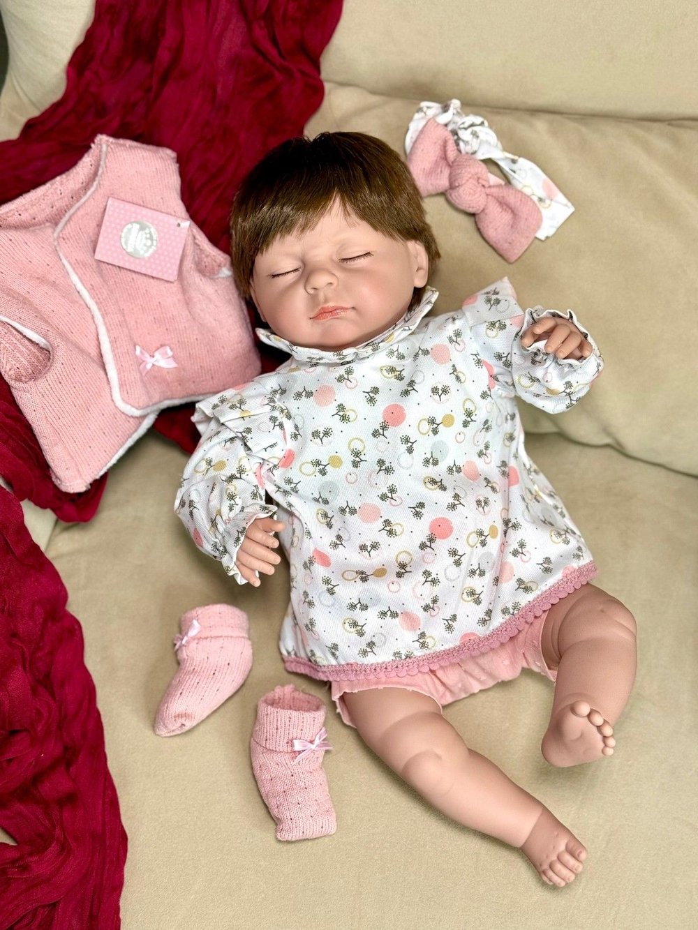 Кукла Berbesa мягконабивная 52см Valeria (5402K)