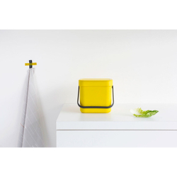 Ведро для мусора Sort&Go 3л Brabantia Желтое