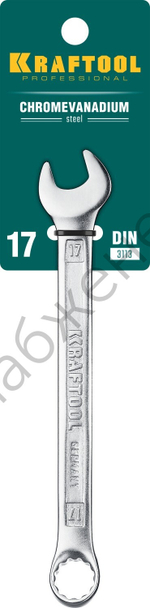 KRAFTOOL 17 мм, комбинированный гаечный ключ (27079-17)