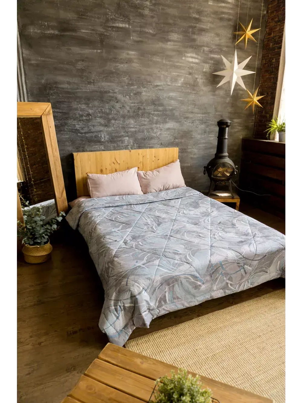 Одеяло лен евро макси 220х240 легкое летнее всесезонное