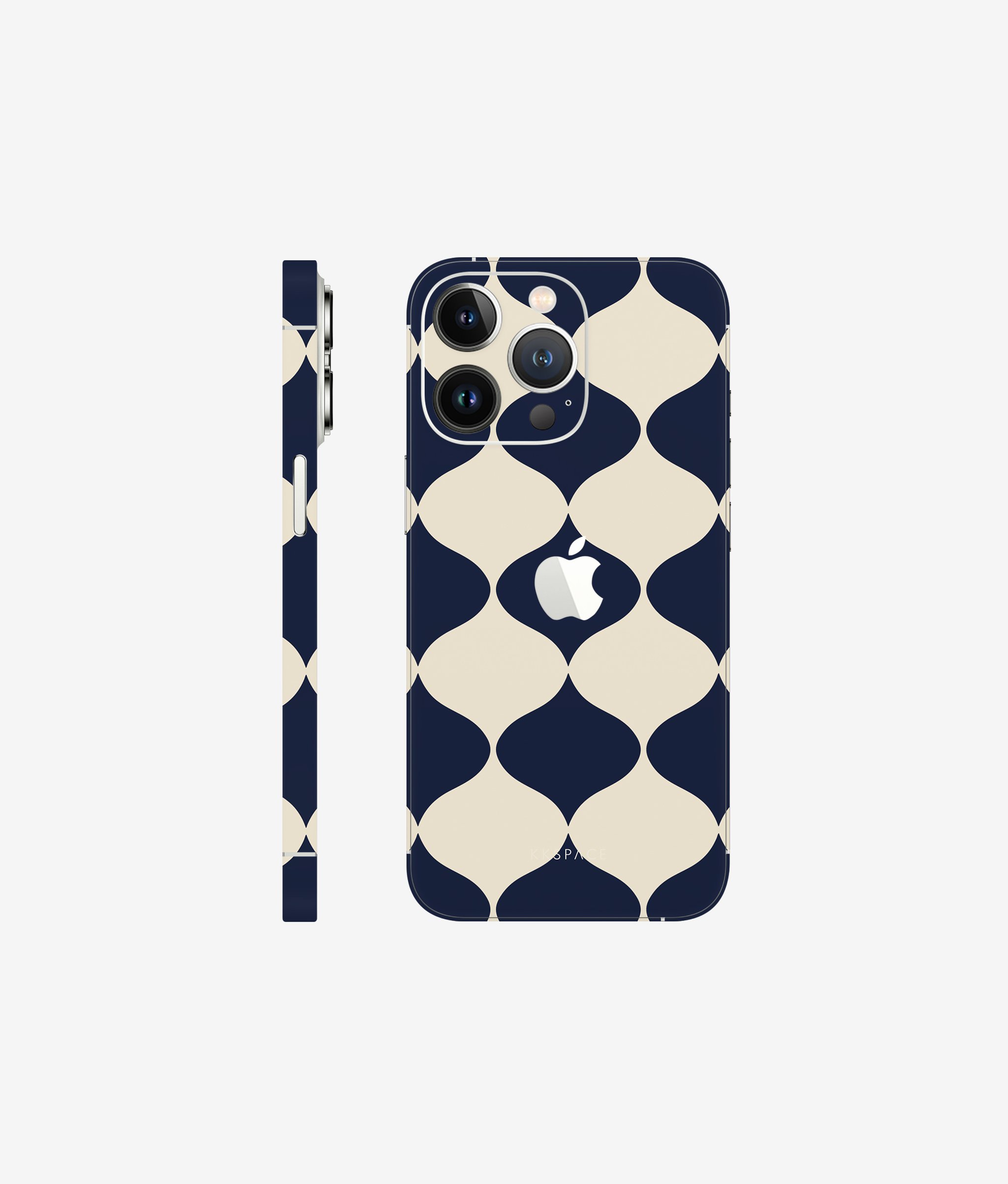 Виниловая наклейка FONARIKI (темно-синий) для iPhone