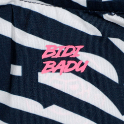 Женская теннисная майка BIDI BADU Fingerprint Tank Top Women - Dark Blue, White