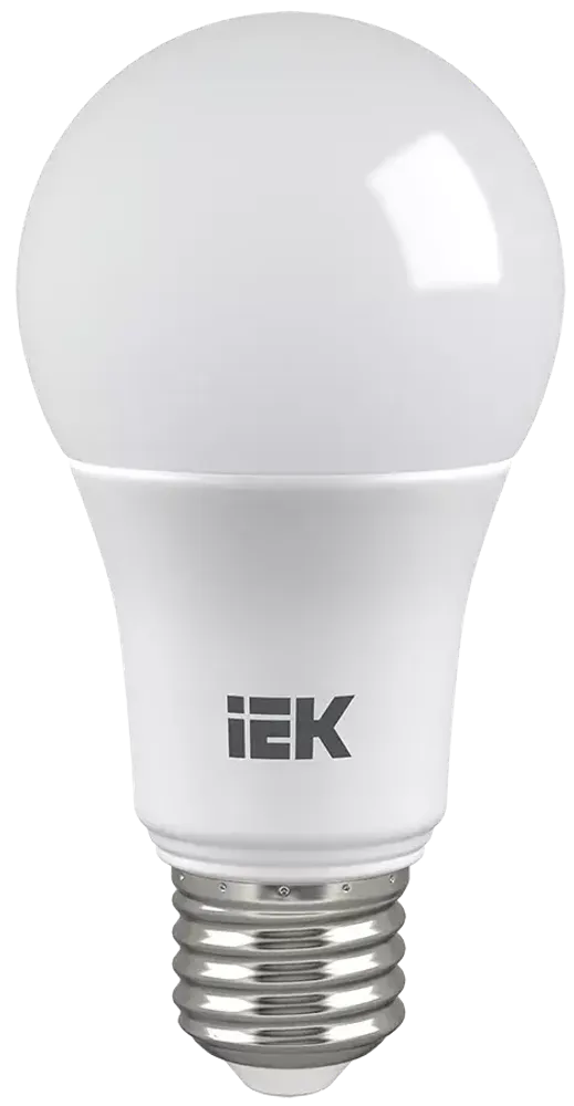 Лампа светодиодная ECO A60 шар 11Вт 230В 4000К Е27 (20шт/жкхпак) IEK LLE-A60-11-230-40-E27-20