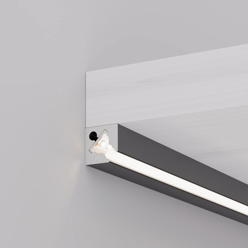 Профиль с экраном SL-KANT-H10-SQUARE-2000 IRON GREY (Arlight, Алюминий+пластик) 055325