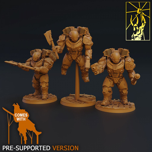 Armies of the Imperium Assault Squad 1 шт. миниатюра для dnd, днд, pathfinder, фентези, Настольная игра, НРИ, Варгейм, РПГ