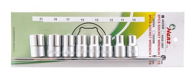 Набор 6-гранных торцевых головок на 1/2" Hans, 4608M