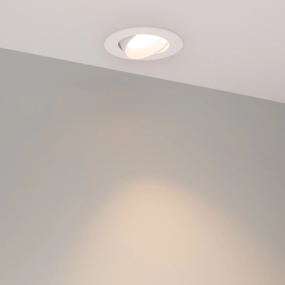 Светильник MS-ATOLL-BUILT-TURN-R94-10W Warm3000 (WH, 36 deg, 230V) (Arlight, IP54 Металл, 5 лет) 044598