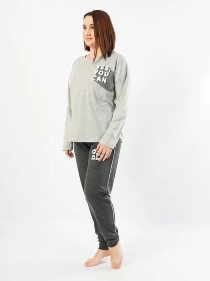 Комплект женский больших размеров Vienetta длинный рукав 1030200000