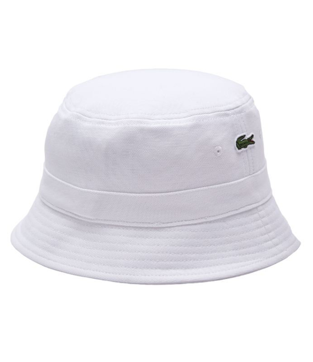 Теннисная кепка Lacoste Organic Cotton Bucket Hat - white