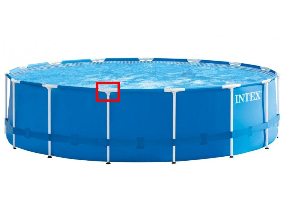 Тройник INTEX 12799 Шарнир Т-образный для каркасных бассейнов 457*122см. INTEX