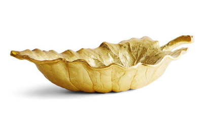 Чаша-лист большая Michael Aram Лист слоновьего дерева 53 см