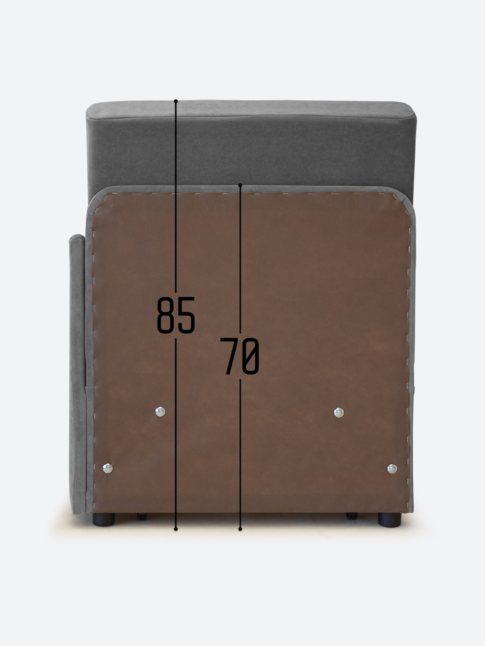 Кресло-кровать "Миник" с левым подлокотником, под левую руку