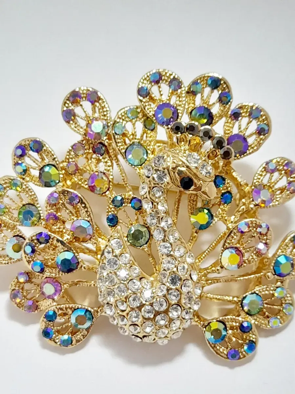 Брошь "Жар-птица золото"