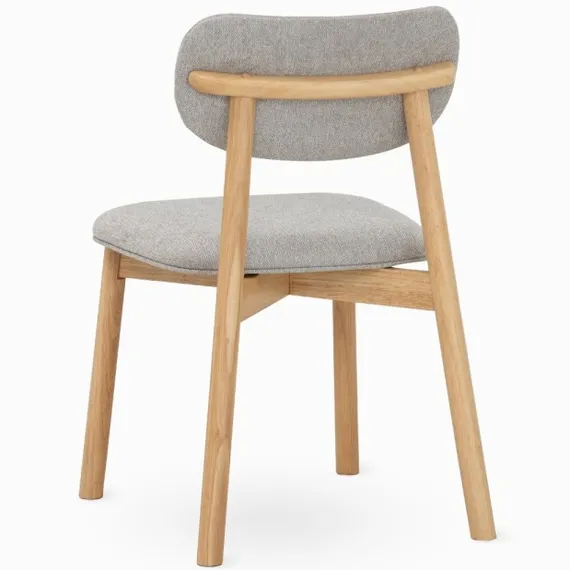 Стул Aristen, натуральный с серым сиденьем