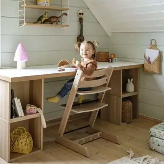 Стульчик для кормления STOKKE Tripp Trapp комплект 4 в 1 (Natural Oak)