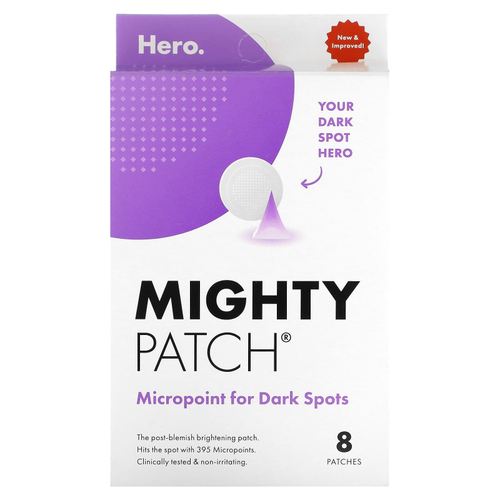 Hero Cosmetics, Mighty Patch® Micropoint, от пигментных пятен, 8 патчей