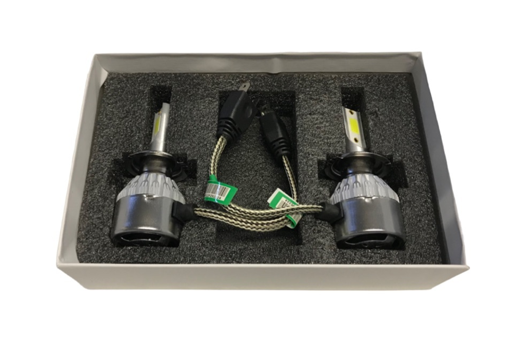 Автомобильные светодиодиодные лампы H7 12-24V 36W 3600LM 6000K С6 ЭКО