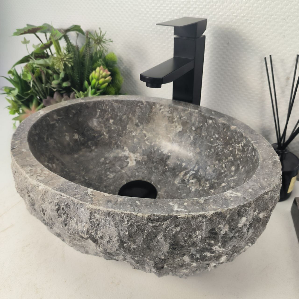 Раковина из мрамора Erozy Grey EM-64641 42*32*16 0190