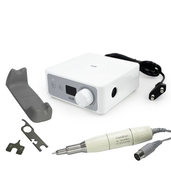 Аппарат для маникюра/педикюра Marathon N2R/H35LSP серебристый/белый без педали
