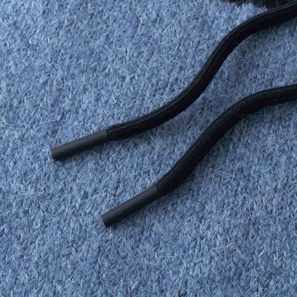 Свитер Stripes Hood темно-синий - фото 5