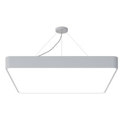 Светильник LED ЭРА Geometria SPO-164-W-40K-110 Quadro 110Вт 4000К 10500Лм IP40 800*800*80 белый подвесной | Декоративные светильники Geometria