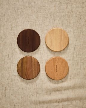 Набор из 4 подставок Nover из акации
