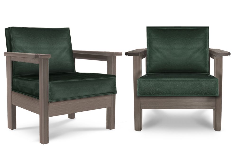 Кресло Victory (Grey_bristol,Винилискожа Mahogany,Винилискожа (Mahogany) цвет № 202)