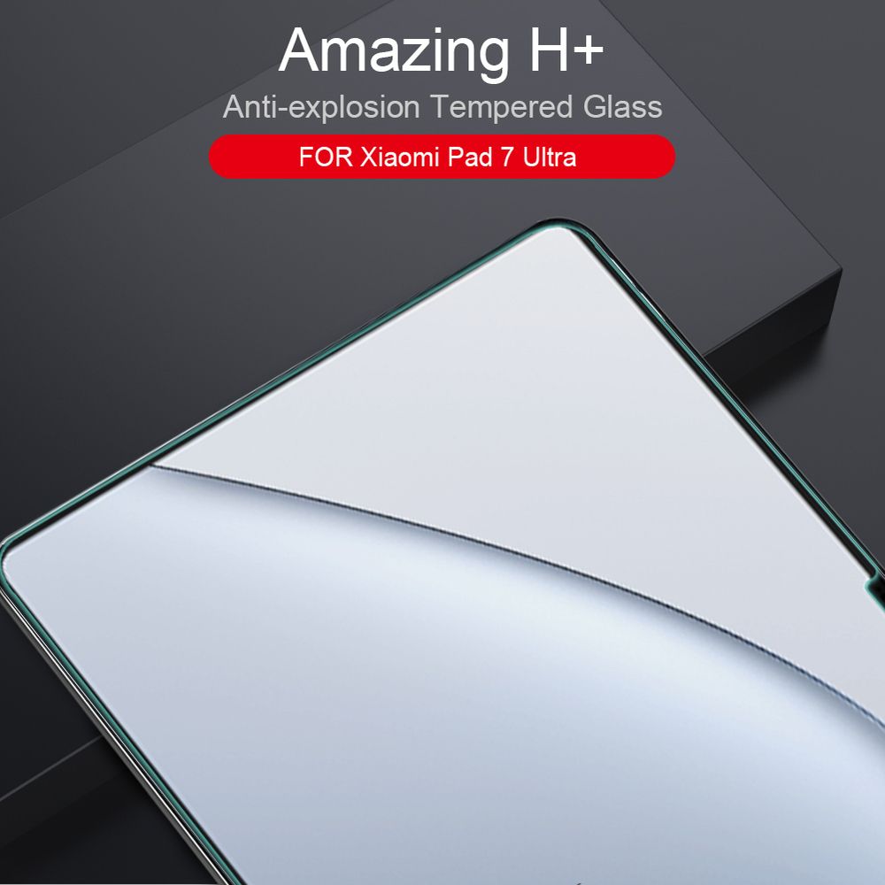 Антибликовое закаленное стекло от Nillkin для планшета Xiaomi Pad 7 Ultra, толщина 0,3мм, серия Anti-Explosion Glass Screen Protector