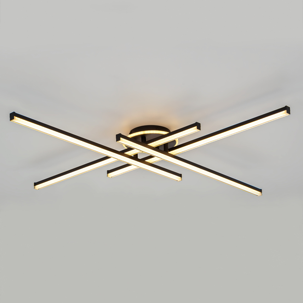 Citilux Trent CL203641 LED Люстра потолочная с пультом Чёрная