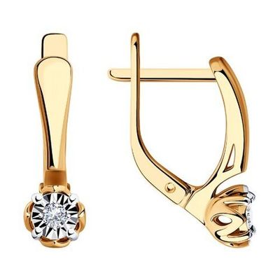 Серьги Au 585 (1020723)