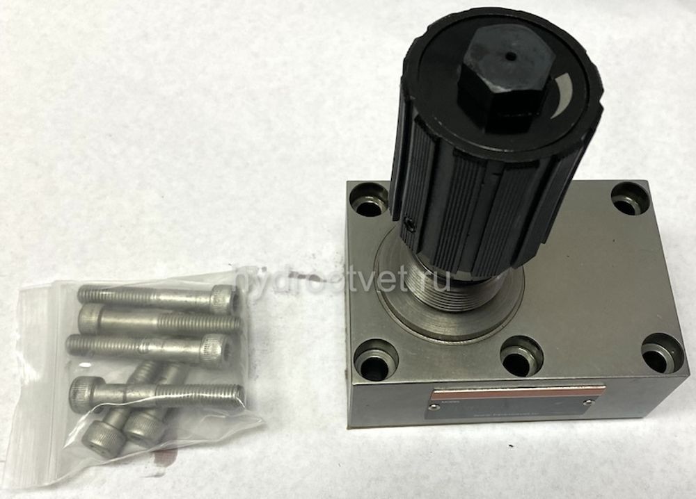 DVP20-1-10 - Дроссель двухсторонний на плиту c рукояткой, Ду20