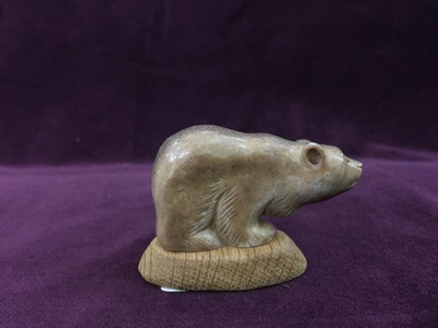 Медведь бурый, подарок ручной работы, миниатюра